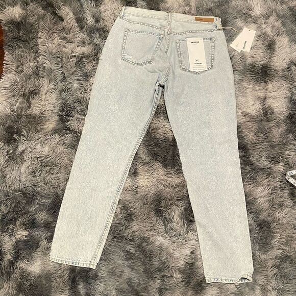 NWT! GRLFRND Karolina High Rise Acid Wash Button Fly Skinny Jean in Never Again - Picture 8 of 12